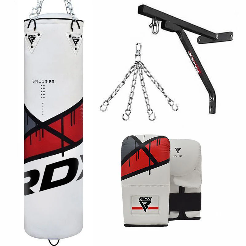 RDX F7 Sac de Boxe avec  Gants  et  Support mural